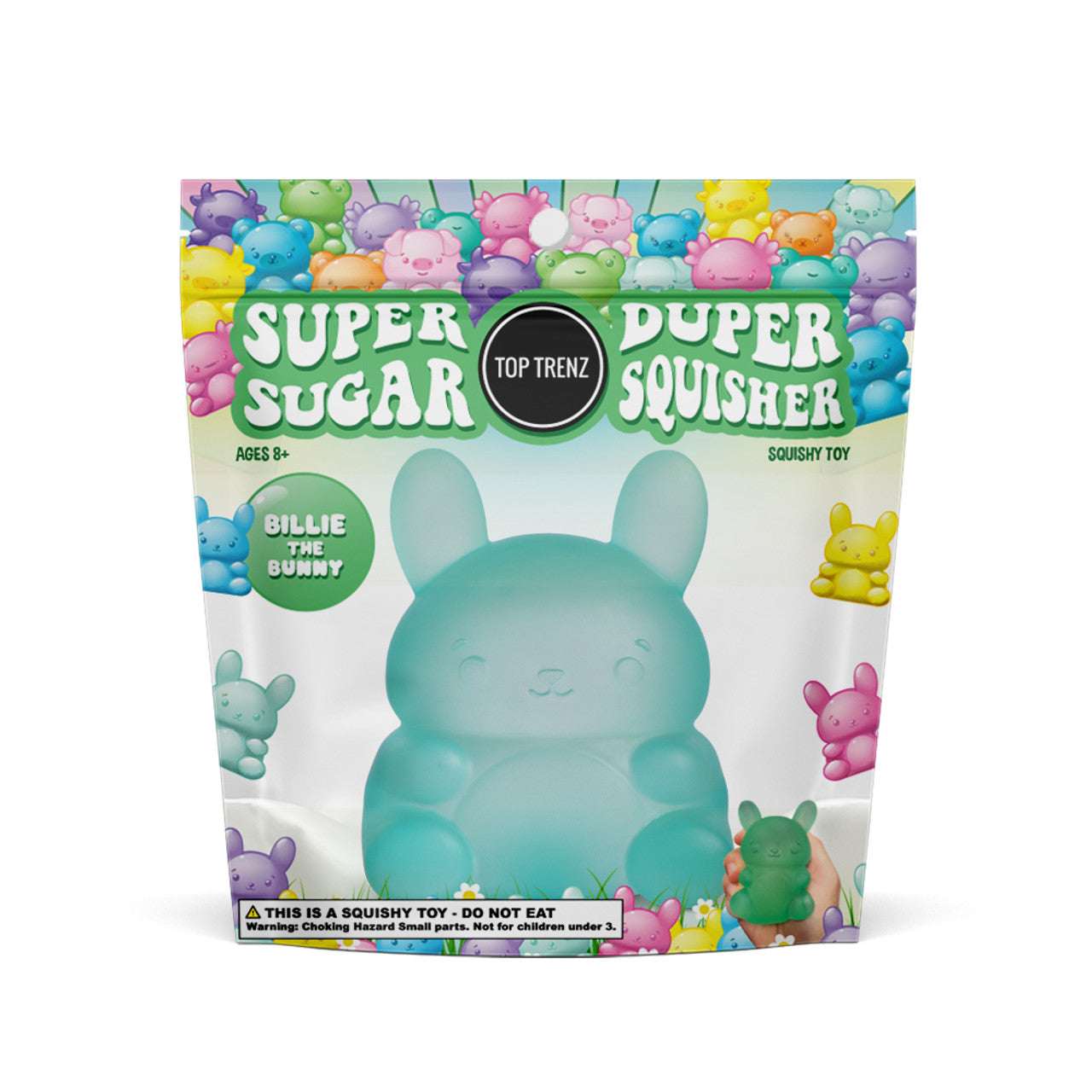 Super Duper Sugar Squisher Toy - Bunny