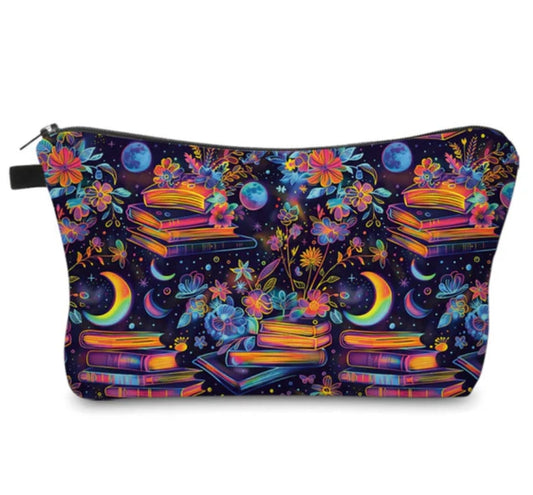Pouch-Neon Galaxy Books