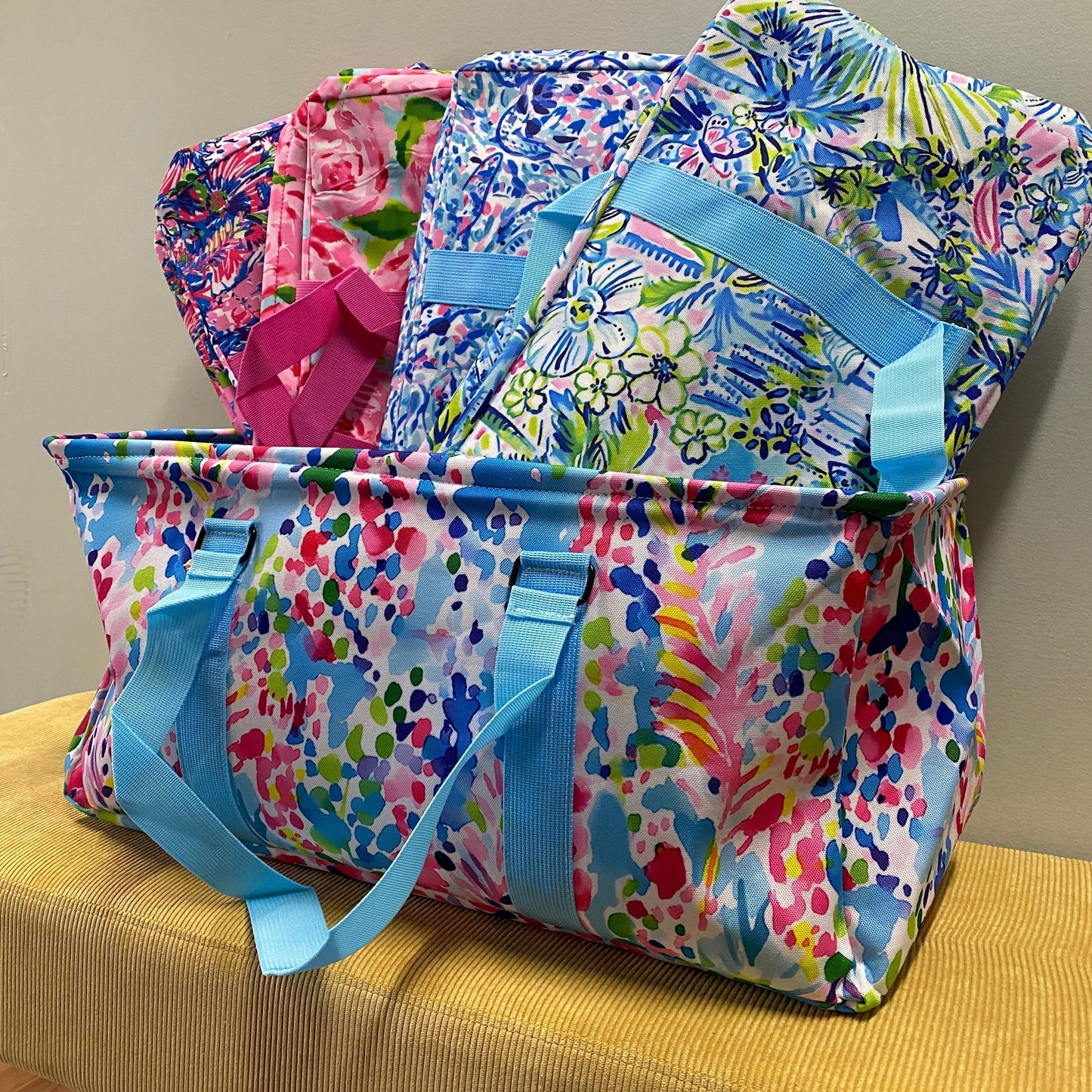 Rectangle Utility Tote - Watercolor Floral